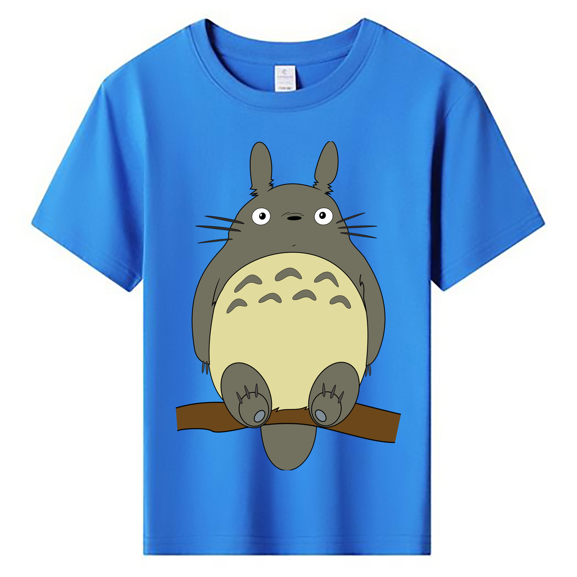 （画像用） となりのトトロ 草壁メイ 草壁サツキ My Neighbor Totoro Satsuki Kusakabe Mei Kusakabe 綿100％キッズTシャツ（フロントプリント）